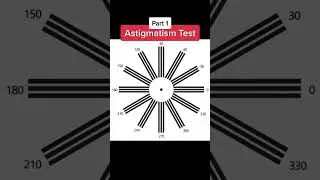 Really COOL & Simple Test for Astigmatism #shorts