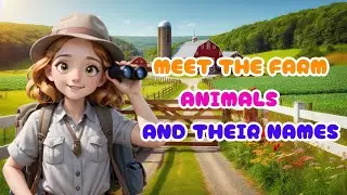 Gibree's Farm Adventure Meet the Farm Animals and Learn Their Names| Kids Vocabulary | Animal Sounds