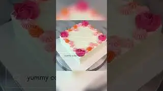 square cake decorations #kishori#squarecake #birthdaycake #cooking #viralreels
