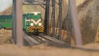 HO Scale Model Railway Layout of Narrow Gauge Rail Transport in Chile