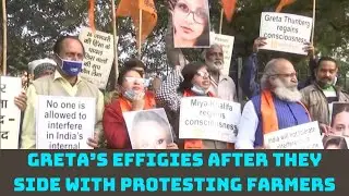 United Hindu Front Burns Rihanna, Greta&rsquo;s Effigies After They Side With Protesting Farmers