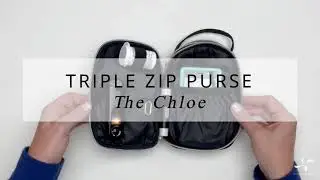 Diabetes Triple Zip Purse  I  Sugar Medical
