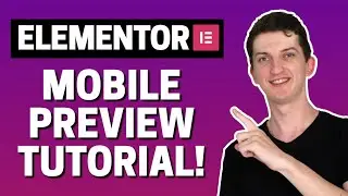How To See Mobile Preview In Elementor Website (Wordpress Plugin)
