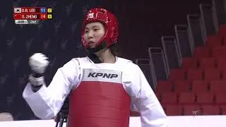 2018 Taoyuan WT GP SF W+67kg Da-Bin LEE KOR Shuyin ZHENG CHN