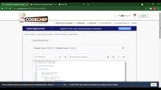 Clean The Sequence || CODECHEF || FIZZ BUZZ || 100% ACCEPTED SOLUTION || CODE LINK IS IN DESCRIPTION