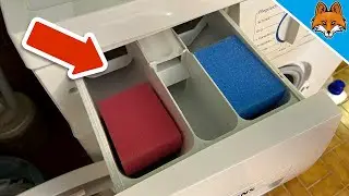 DESHALB solltest du 2 Schw&auml;mme in dein Waschmaschinen Fach legen 💥 (GENIAL) 🤯