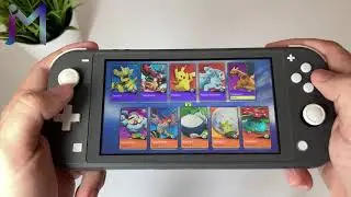 Pokemon Unite Gameplay Test Nintendo Switch Lite