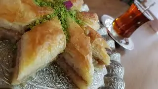 البقلاوة | Homemade baklava | hazır y&uuml;fkadan baklava | tasty handcook
