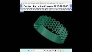 Honeycomb Ring || #jewellery #designer #animation #cadsoftware #cadprogram #cadtutorial #3dprinting