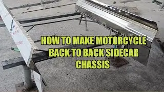 How to make Sidecar chassis, paano gumawa Ng motorcycle Sidecar chassis
