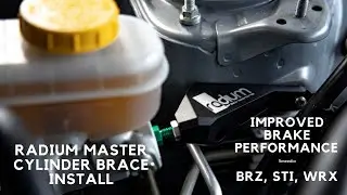 Improved Brake Performance (BRZ, STI, WRX) Radium Master Cylinder Brace