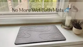 Quick-Dry Stone Bath Mat | Non-Slip, Natural & Super Absorbent Bathroom Upgrade