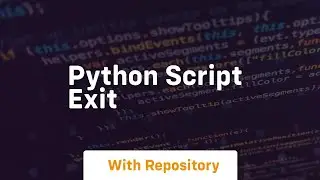 python script exit