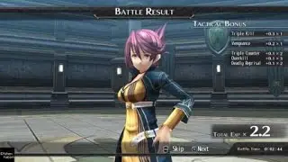 Trails of Cold Steel II - Sara Vs Northern Jaegers (Nightmare, no Items)