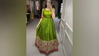 जुन्या काटपदर साड्यांचे सुंदर असे ड्रेस pattu saree dresses for girls #dress #sarrereuse #fashion 