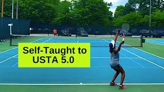 Self-Taught Tennis Player Reaches USTA 5.0 for First Time in 2020 (Atlanta)