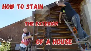 How To Stain The Exterior Of A House