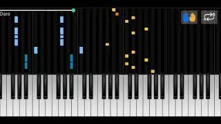 Sayfalse, TRXVELER, DJ ALIM - DARE Easy Piano Cover/tutorial + midi and sheets