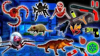 Granny : 1 2 3 All Pets vs All Wopens 🔥💀 | Granny game |
