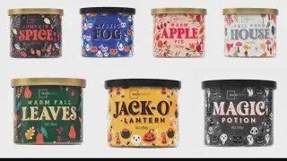 Fall candles sold at Walmart recalled over fire, injury risk