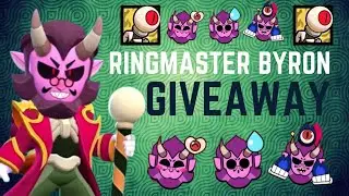RING MASTER BYRON GIVEAWAY!!!! #ringmasterbyron