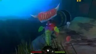 Fish Feed and Grow   Mantis Shrimp vs Great White
