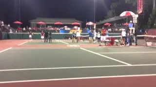 USC point that clinches the 2014 men's NCAA tennis title vs Oklahoma
