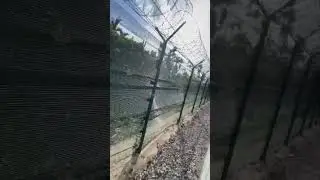 India Bangladesh border fence Meghalaya
