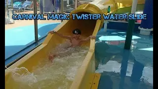 Carnival Magic twister water slide