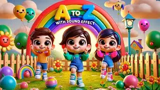 A To Z With Sound Effect | ABC Alphabet Songs with Sounds for Children