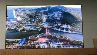 King Visionled An LED display that can be opened on the front an LED display that displays HD video