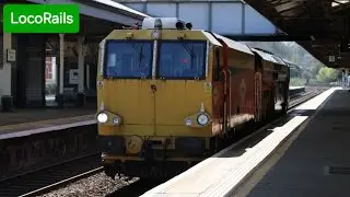 Colas Rail,DR75407 'Gerry Taylor' rolls through Newton Abbot.