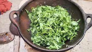 বোতে শাগ রান্না করলাম।Bothe sag resipe। Village boy kajal 