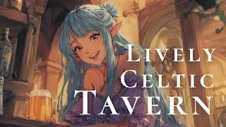 Lively Celtic Tavern Brawl - Energetic Medieval Fantasy Folk Background & Ambience