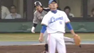 L-F 8月4日 小谷野 涌井から第6号先制ソロホームラン