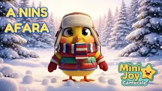 A nins afară ❄️ Cântec pentru copii | Iarna, zăpadă și joacă ☃️