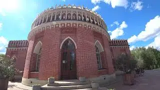[4K] Virtual Walking Tour: Tsaritsyno Palace Moscow Russia