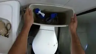 Está vazando? troca um ou outro? Não! Troca tudo, kit completo caixa acoplada, ficou nota mil.