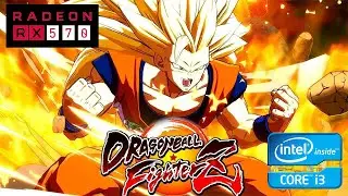 Dragon Ball FighterZ Gameplay on i3 3220 and RX 570 4gb (Ultra Setting)