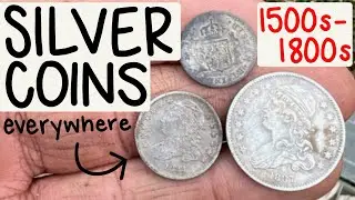 We Found Amazing BUCKET LIST SILVER COINS with our Metal Detectors in Virginia! 