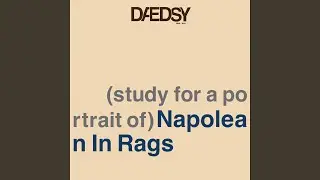 [study for a portrait of] Napolean In Rags