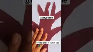 How to make family tree schoolproject #shorts#shortfeed#shortvideo#ytshorts  idea#family#kidsproject