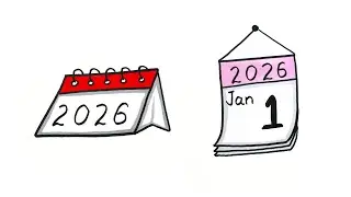 How to Draw a Table Calendar and Hanging Calendar | Calendar 2026 Easy Drawing for Kids