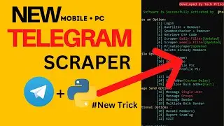Telegram scraper new method 2024 🔥 [Ultra-Fast ]