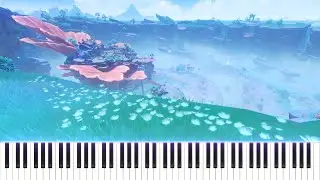 『Illuminated Coral Palace / 七彩の庭園』Genshin Impact OST | 原神 OST ピアノ