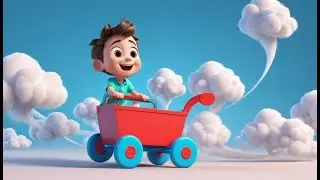 The Wobbly Wagon Ride | Fun kids song about balance, movement, and silly adventures
