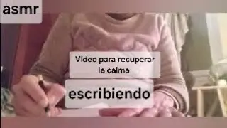 Sigo escribiendo en  borrador de mi libro asmr, sonidos  escribiendo #suenoreparador 