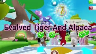 Evolving Dolphin,Tiger and A Alpaca in Ropets