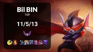Bil Bin Rumble vs Sion TOP - KR  Patch 13.14
