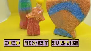 Zozo's newest surprise!!😍😍😍#sandart #art #surprise